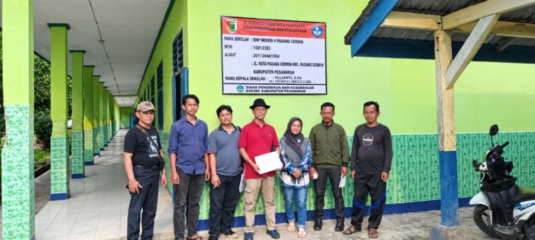 Dana Revitalisasi SMPN 4 Padang Cermin Dipertanyakan, LSM Penjara Minta RAB dan Kejelasan P2SP