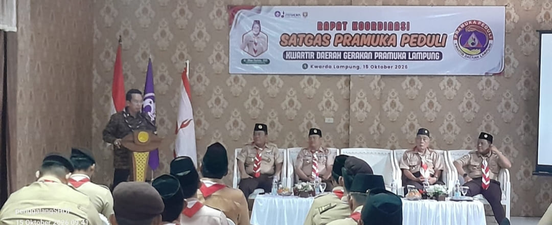 Jihan Nurlela Minta Rakor Satgas Pramuka Peduli Hasilkan Aksi Nyata Penanganan Bencana