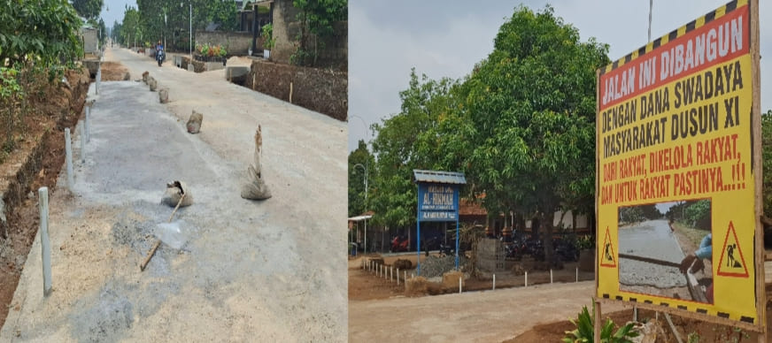 Warga Bandar Agung Patungan Rp15 Miliar untuk Bangun Jalan Desa