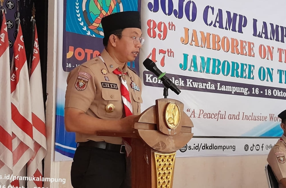 JOTA-JOTI Camp 2026 Dibuka, Pramuka Lampung Diajak Kuasai Teknologi Digital