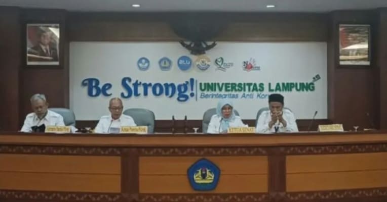 Enam Kandidat Bersaing Jadi Rektor Unila, Senat Tetapkan Tiga Nama pada 29 Oktober
