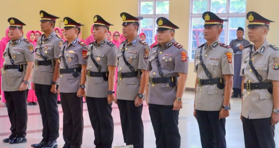 Empat Kapolsek Lampung Tengah Berganti