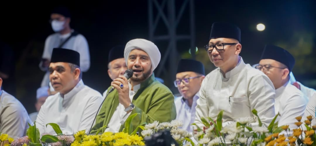 Selawat Bareng Habib Syech, Ini Doa Mirza untuk Bandar Lampung