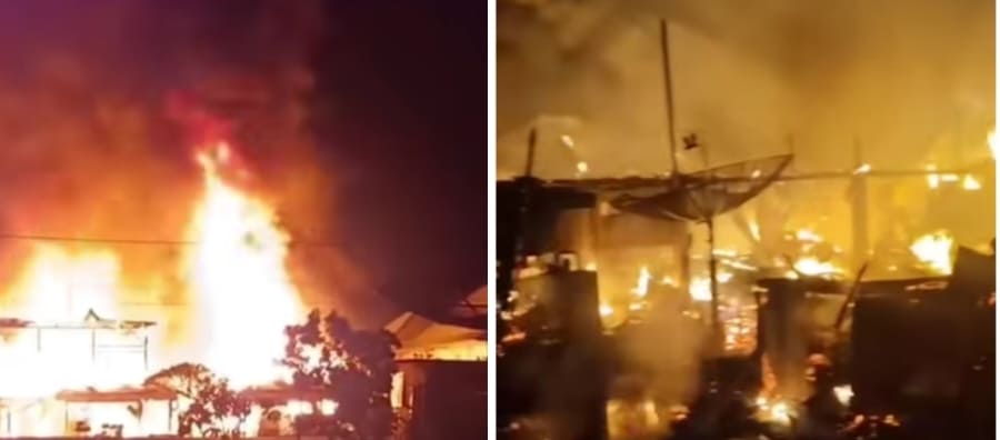 Kebakaran Hanguskan Lima Rumah di Lampung Barat, Kerugian Ditaksir Rp1,85 Miliar