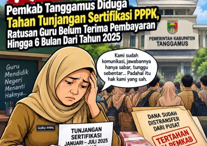 Sertifikasi Guru PPPK Tanggamus Belum Dibayar Sejak 2025, Kadisdik Sebut Tunggu Alokasi APBN Pusat