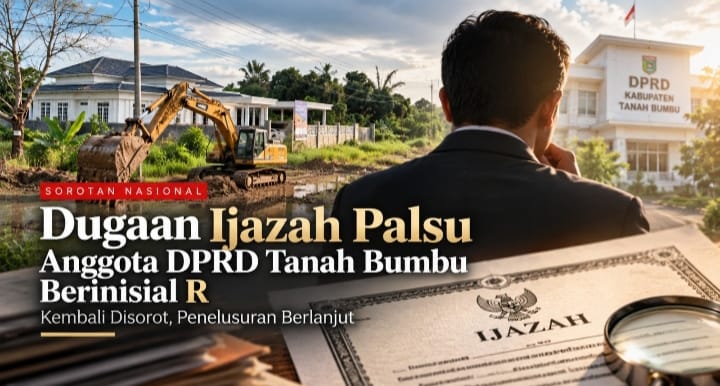 Dugaan Ijazah Palsu Anggota DPRD Tanah Bumbu Mencuat Lagi, Publik Desak PAN Ambil Sikap