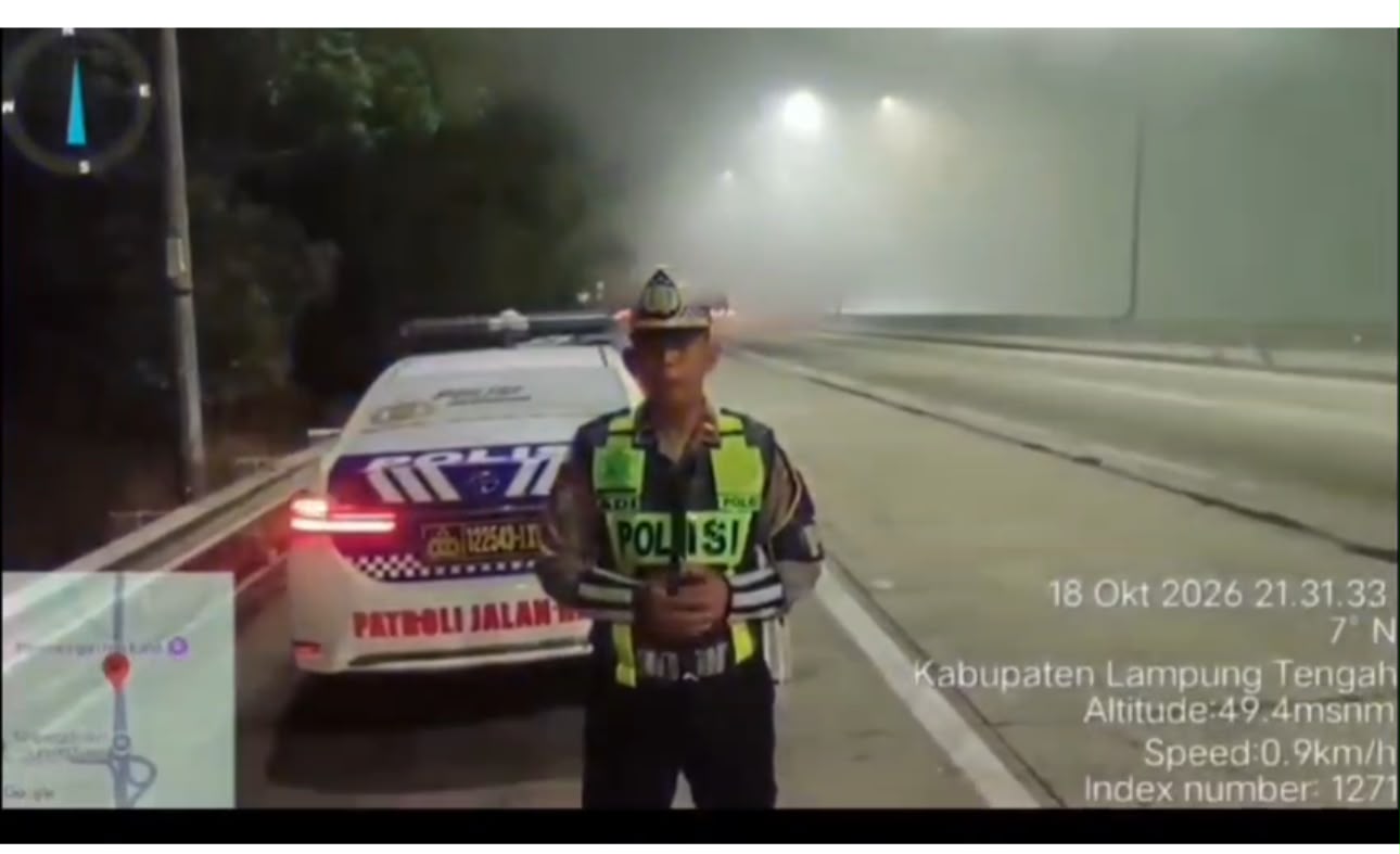 Klaim Humas PT BTB Soal Kebakaran Tol Padam Dituding Tak Akurat, Bukti Visual Ungkap Asap Pekat Masih Kurung Ruas KM 107