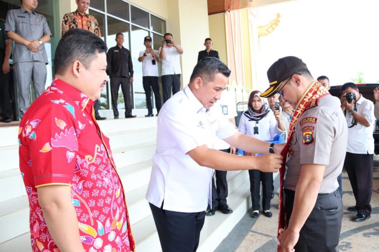 Pemda Pesawaran Acarakan Pisah Sambut Kapolresnya