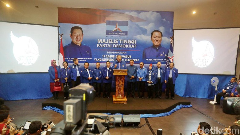 SBY Umumkan 17 Pasangan Calon Yang Diusung Demokrat