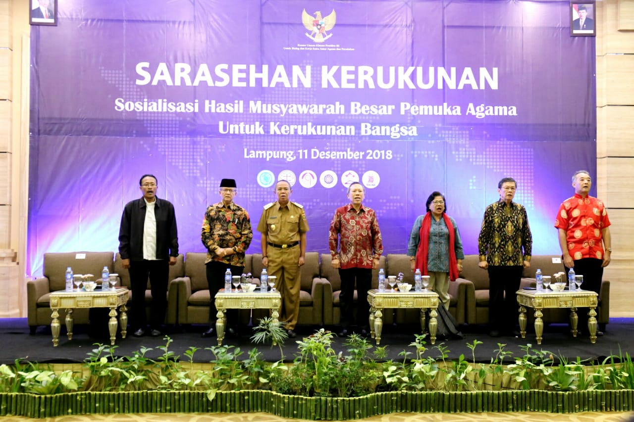 Tiga Tahun Terbaik Atasi Konflik, Lampung Tuan Rumah Mubes Pemuka Agama