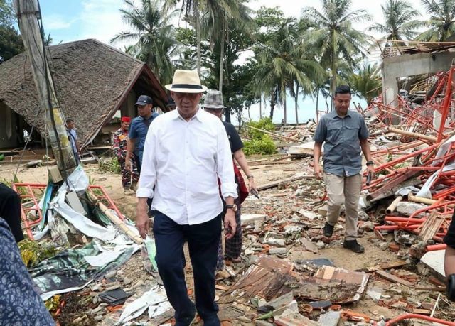 WH Pastikan Korban Terisolir Tsunami Terima Bantuan