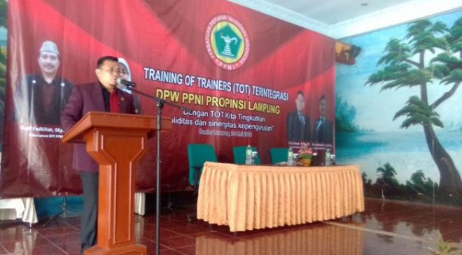 Dedi Afrizal Hadiri ToT PPNI Lampung