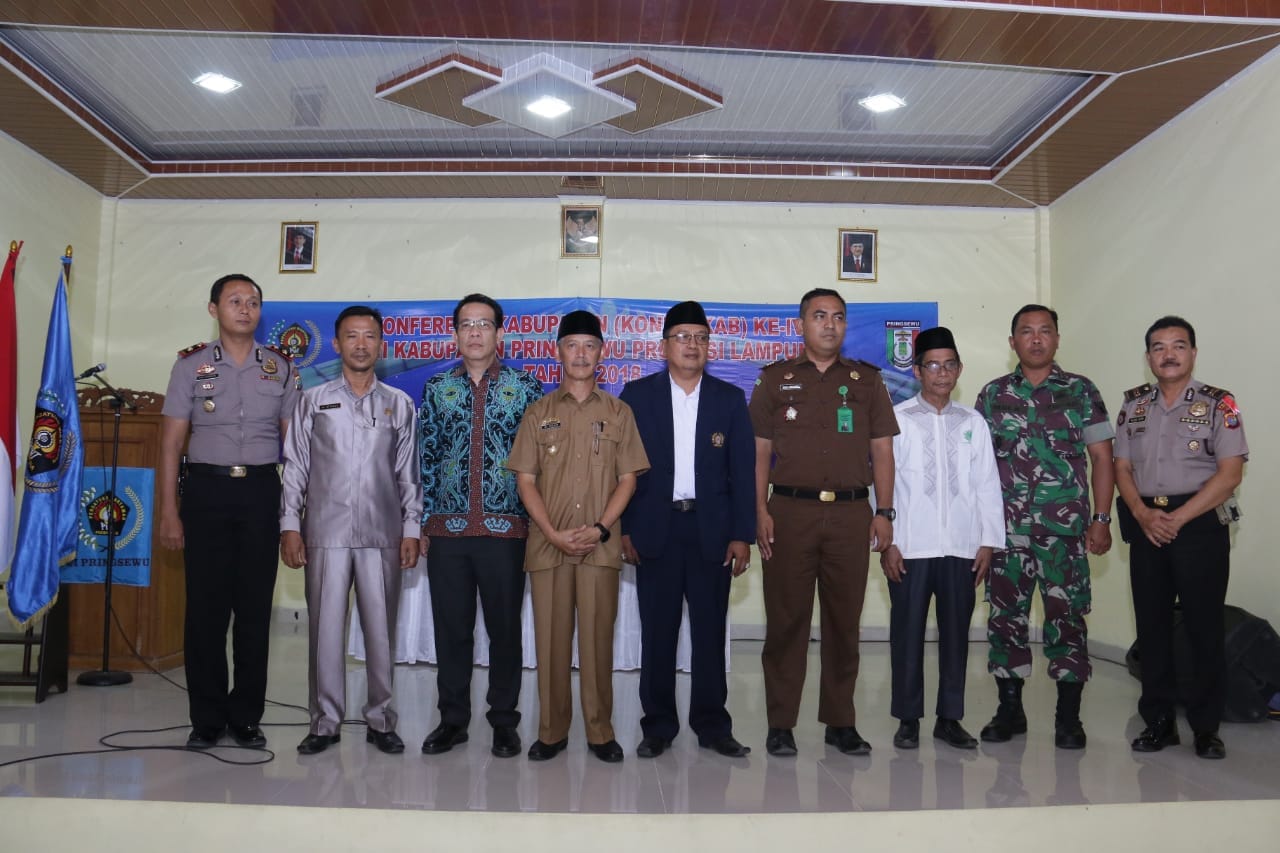 Polres Tanggamus Hadiri Konfercab ke 4 PWI Pringsewu