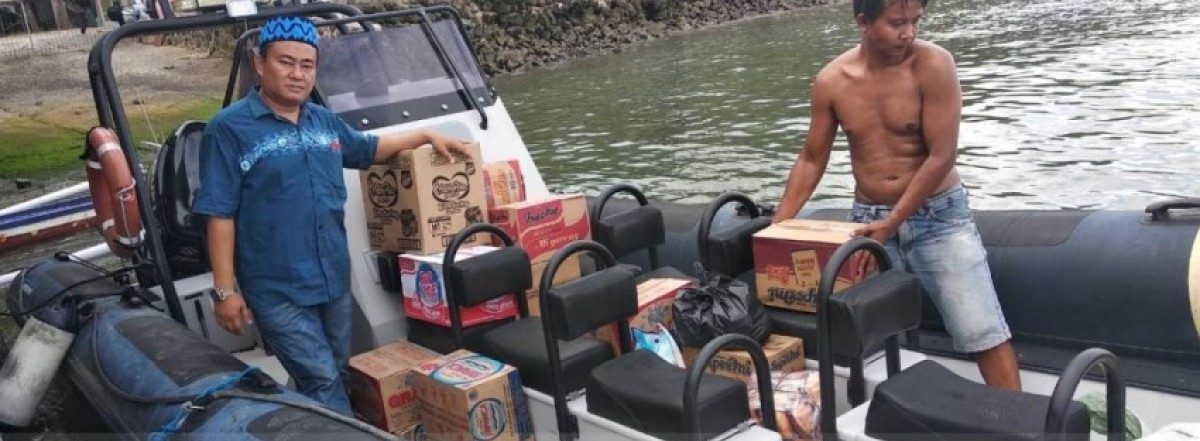 Pemprov Lampung Kirim Bantuan Kepada Korban dan Pengungsi di Pulau Sebesi