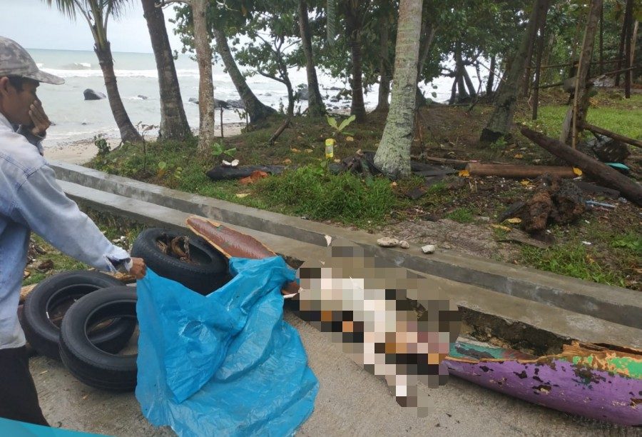Diduga Korban Tsunami, Mayat Tanpa Kepala dan Kaki Mengambang di Laut