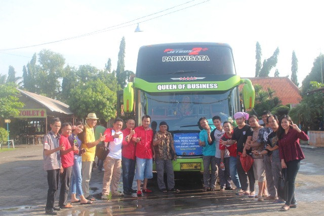 Sejumlah Anggota PWI Way Kanan Tiba di Kampung Halaman Usai Hadiri HPN 2019 di Surabaya