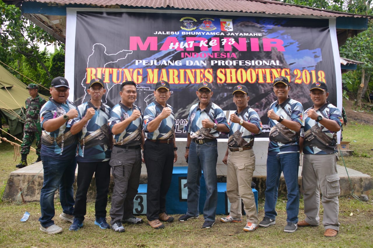 YONMARHANLAN VIII Bitung Gelar Lomba Tembak Lima Kelas