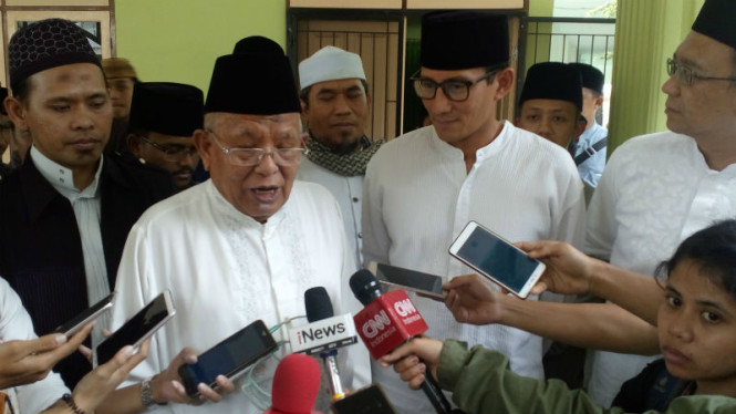 Kiai Syukron Siap Sumbang Jutaan Suara untuk Prabowo-Sandiaga