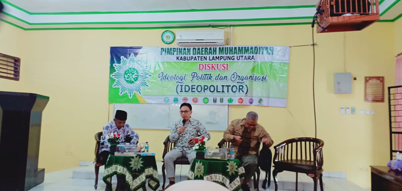PD Muhammadiyah Lampura Adakan Diskusi Ideopolitor di Empat Lokasi