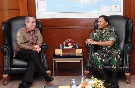 Kunjungan Dubes RI Untuk PBB ke Mabes TNI