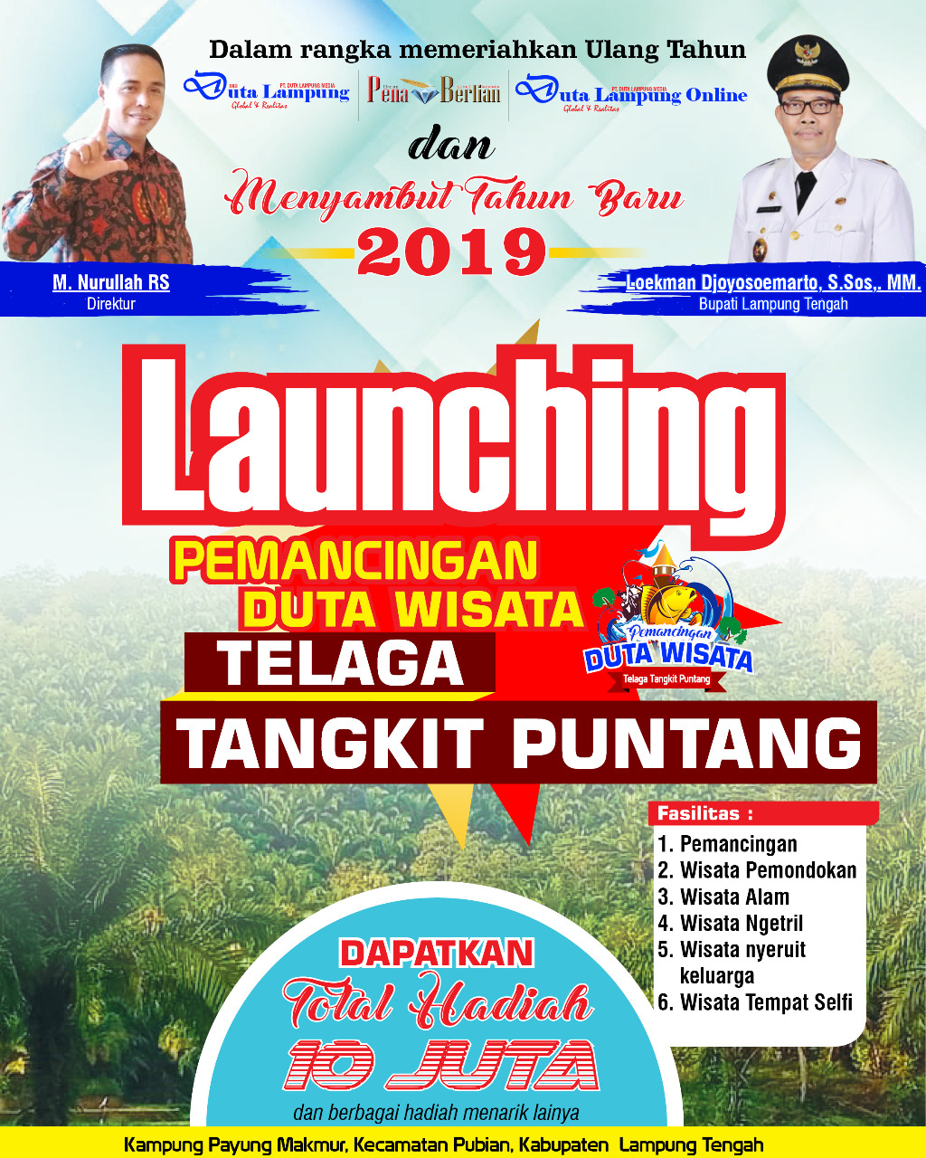 HUT Media Duta – Pena dan Mancing Mania akan di Hadiri Bupati Lamteng