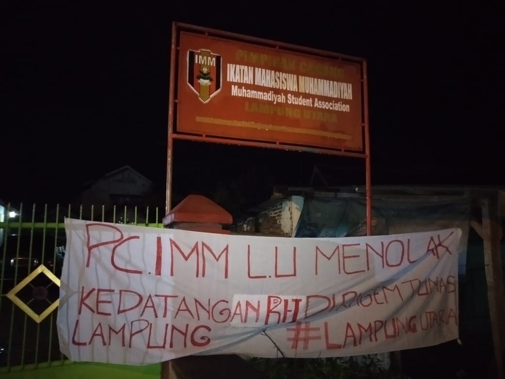 PC IMM Tolak Kedatangan Jokowi ke Lampura