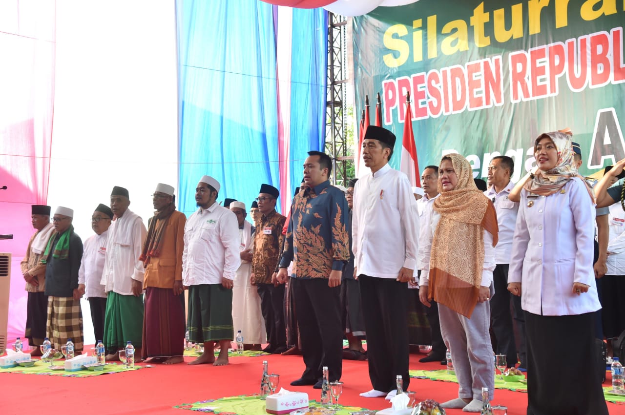 Presiden Ajak Santri Muda Bersikap Optimistis Menatap Masa Depan Bangsa