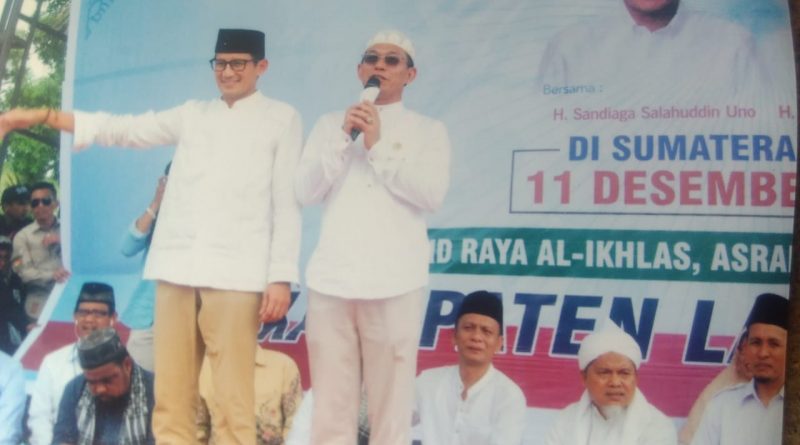 Sandiaga Uno Hadiri Perayaan Maulid Nabi SAW di Rantauprapat