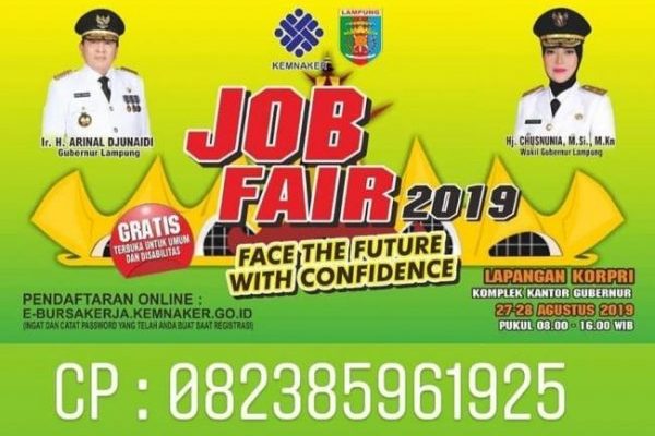Ribuan Pencari Kerja Banjiri Jobfair 2019 Yang Digelar Pemprov Lampung