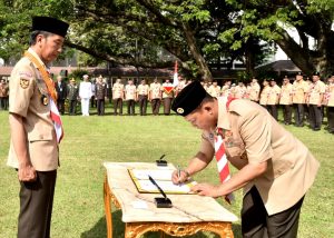 Budi Waseso Dilantik Presiden Joko Widodo Sebagai Ketua Kwarnas Pramuka