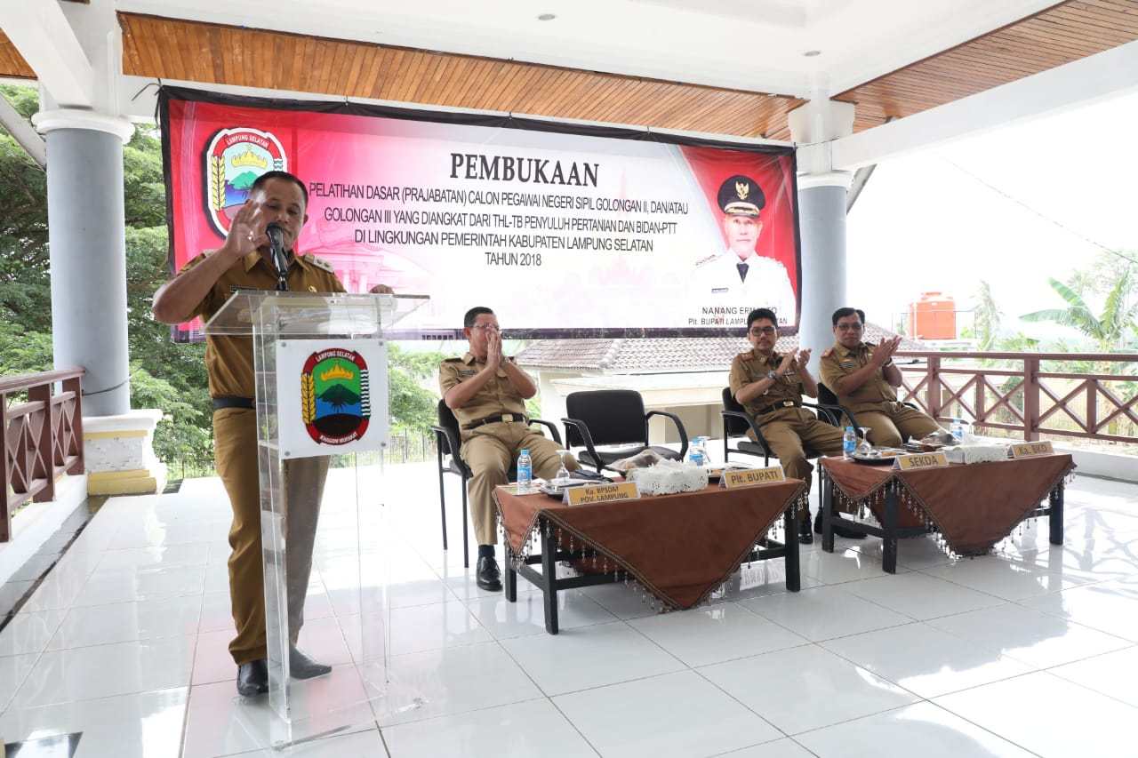 Nanang Ermanto Buka Pelatihan Dasar Prajabatan Golongan II Dan III