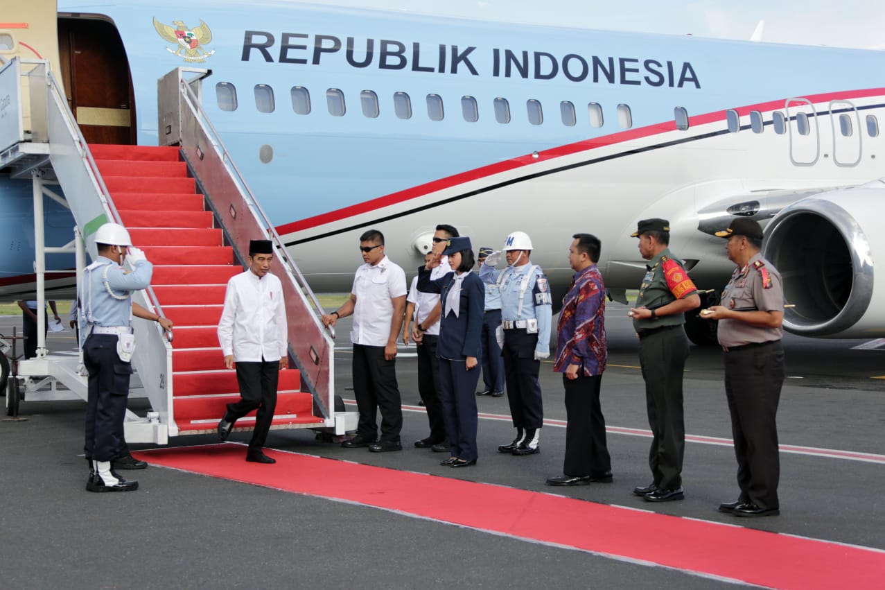 Silaknas dan Milad ICMI ke-28, Gubernur Lampung Sambut Hangat Kedatangan Presiden Jokowi