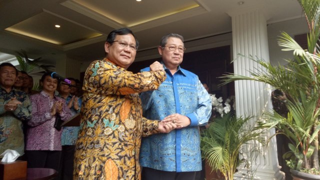 Prabowo dan SBY Akan Bertemu 1.000 Purnawirawan TNI di Yogyakarta