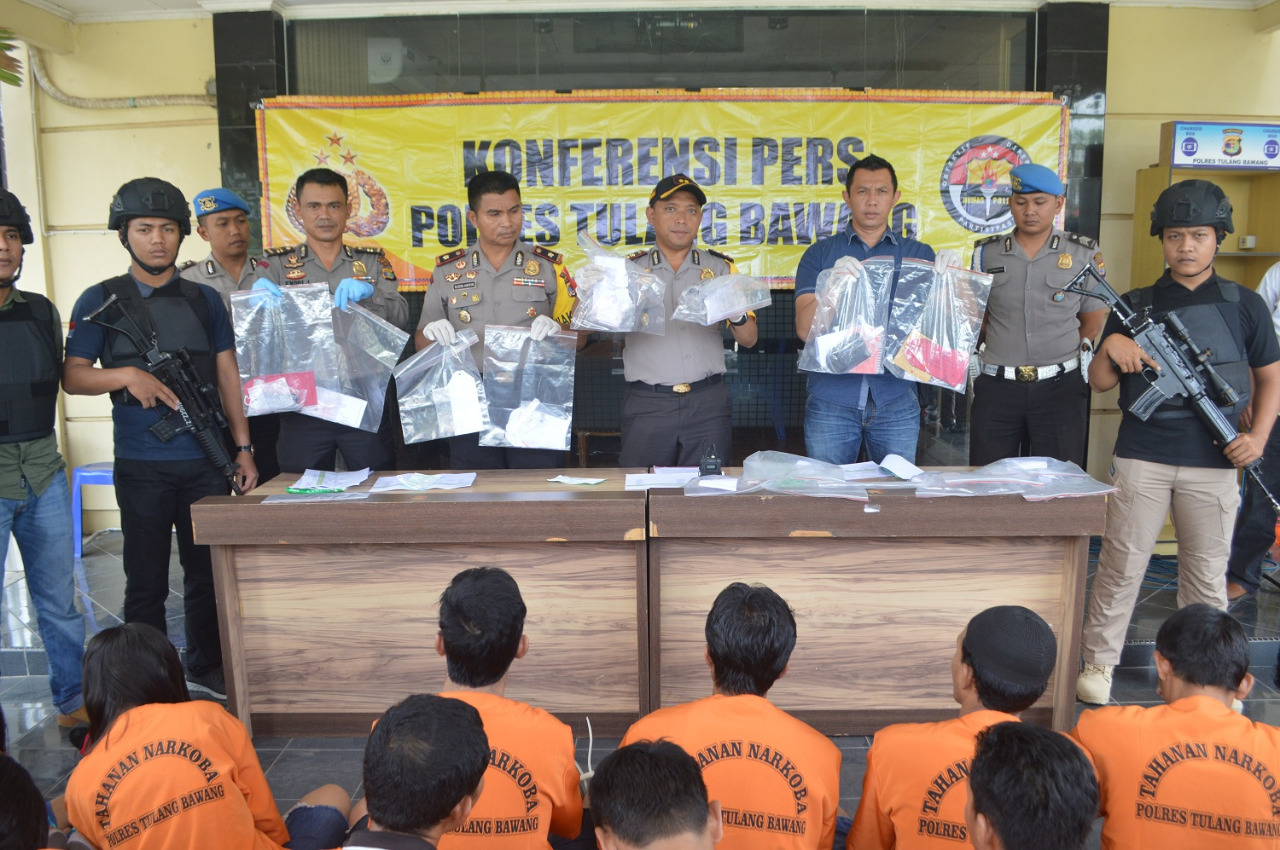 Satresnarkoba Polres Tuba Ungkap Pelaku Peredaran Gelap Narkoba