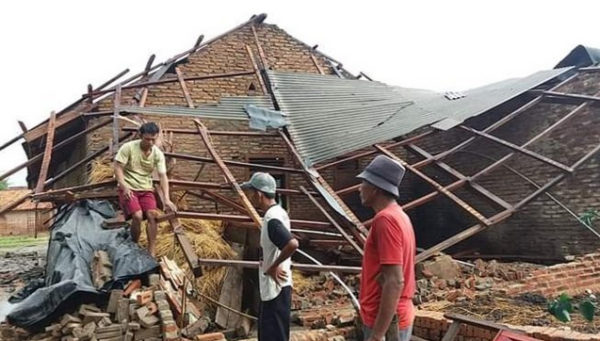 Hujan Lebat dan Angin Kencang di Pubian Lamteng, 11 Rumah Hancur