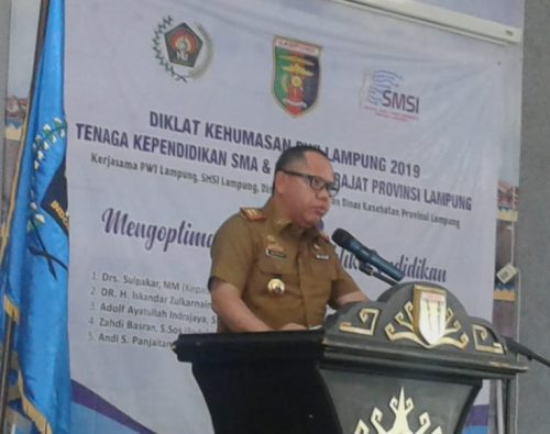 Kadisdik Sulpakar Ajak Sekolah SMA/K Jalin Kemitraan Dengan PWI