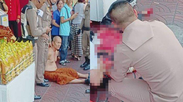 Buktikan Kekuatan Jimat, Biksu Tebas Leher Penjual Jimat Hingga Nyaris Tewas