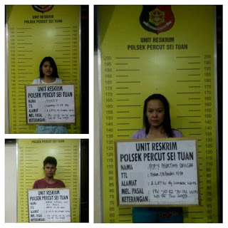 Polisi Gerebek Kampung Narkoba, 2 Wanita, 1 Pria & Sabu 2,89gr Diamankan