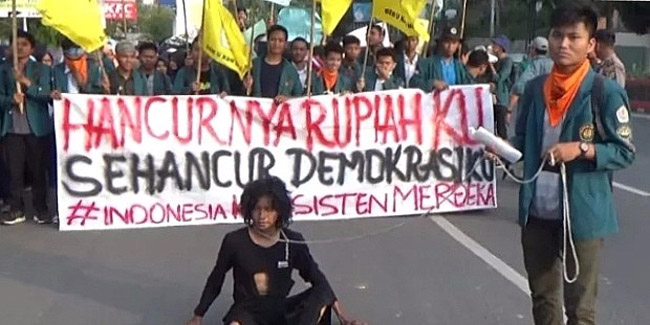 Mahasiswa Lampung Menilai Jokowi-JK Tak Mampu