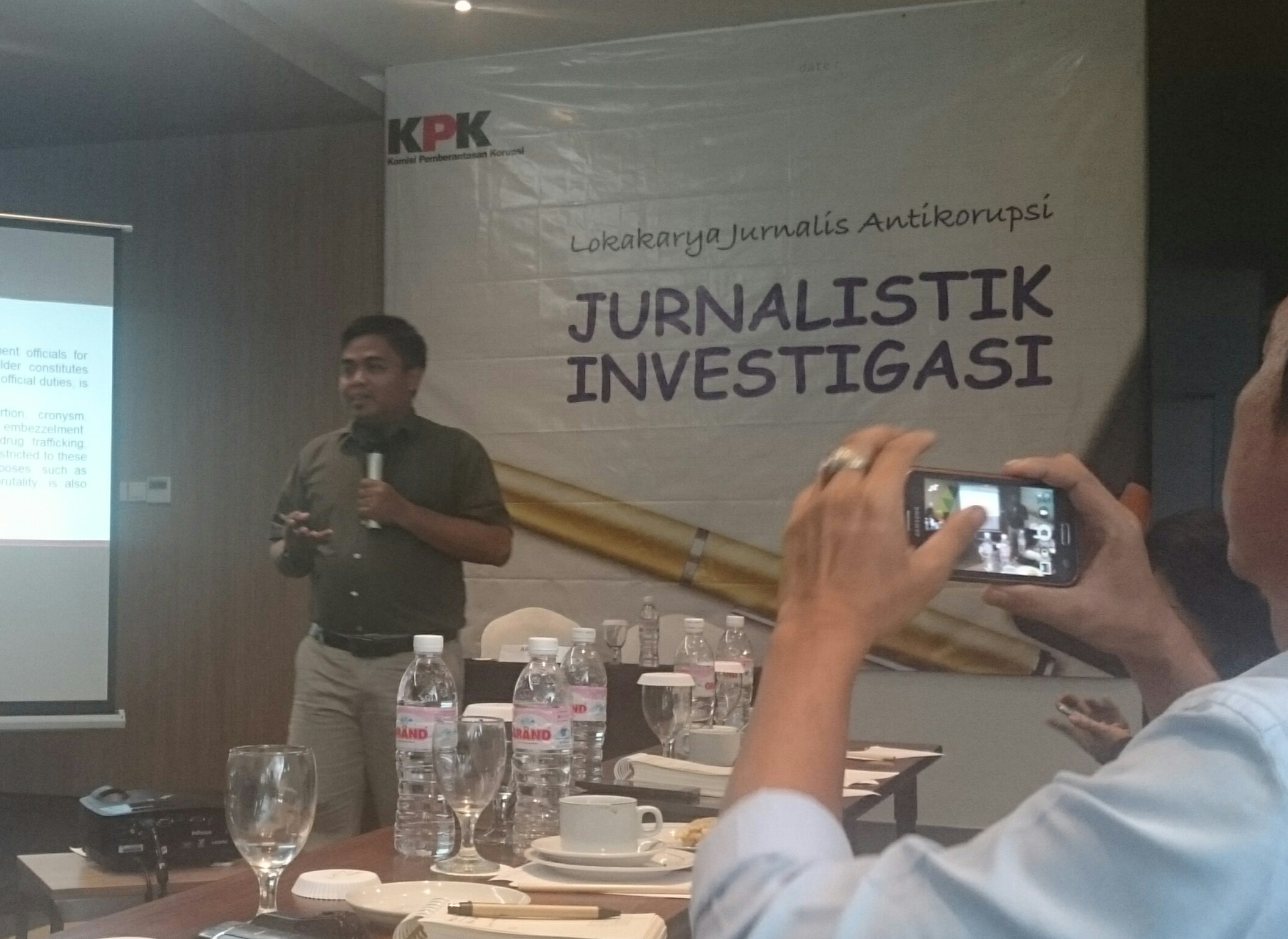 KPK Gelar Lokakarya Jurnalis Anti Korupsi Di Lampung