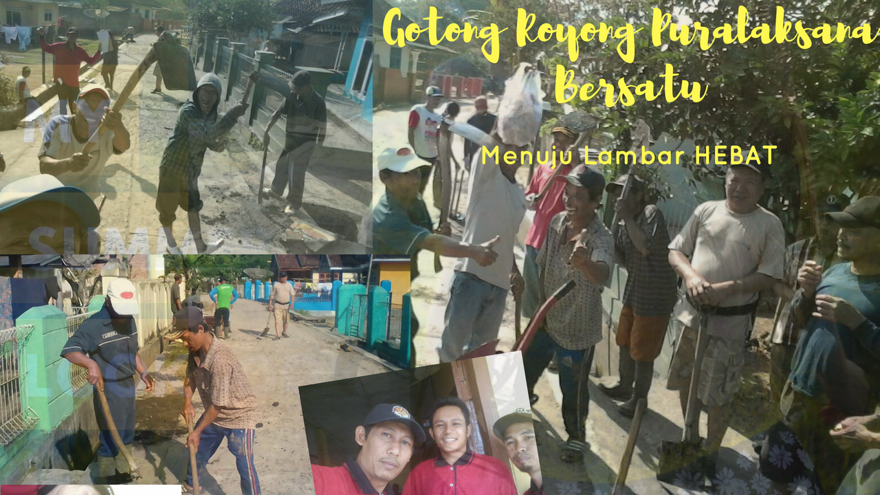 Puralaksana Gelar Jum’at Bersih Berkah, Giat Ngahiji Bergotong Royong