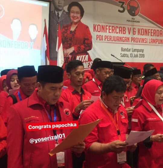 Megawati Soekarno Putri Rekomendasikan Calon Ketua, Sekretaris dan Bendahara DPC PDI Perjuangan Lampung Utara