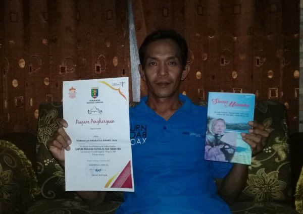Karya Puisi Ketua SMSI Lampura Masuk Antologi ‘Swara Masnuna’ pada Lomba Krakatau Award 2019 Tingkat Nasional