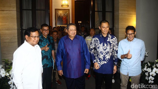 Prabowo: AHY Wanbin Timses, Pak SBY Jurkam