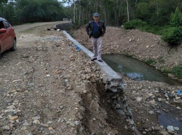 Proyek PUPR Provinsi Rigit oleh PT Haga Unggul Lestari di Teluk Kiluan-SP Umbar “Amburadul”