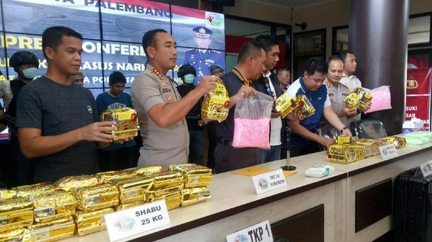 Pembawa 40 Kg Sabu dan Puluhan Ribu Ekstasy di Palembang Jaringan “Letto” dan “Noval”