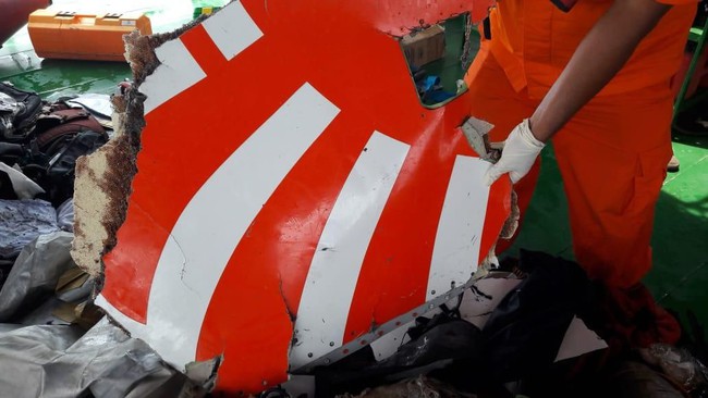 Potongan Tubuh Ditemukan di Lokasi Jatuhnya Lion Air JT 610