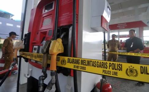 Lakukan Praktik Curang, SPBU Disegel Polisi