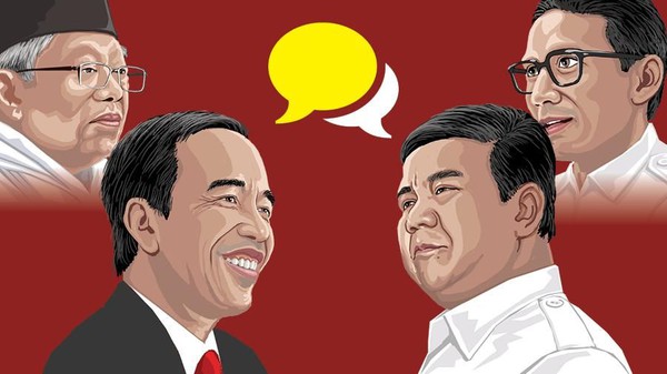 HAM, Pemberantasan Korupsi dan Terorisme Jadi Fokus Debat Perdana Capres 2019