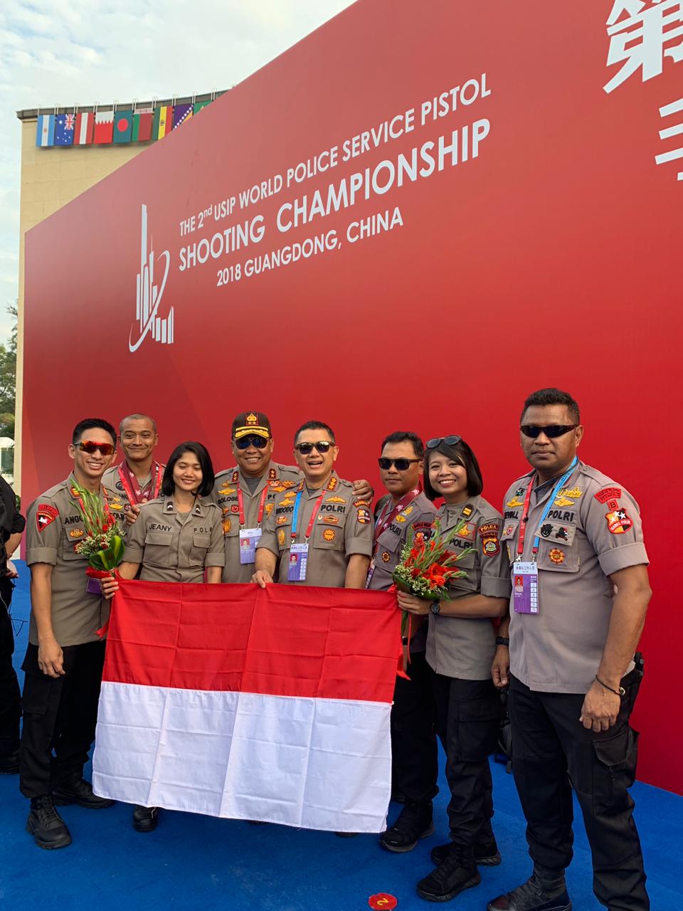 Polri Raih Juara World Police Pistol Shooting Championship 2018 di Tiongkok